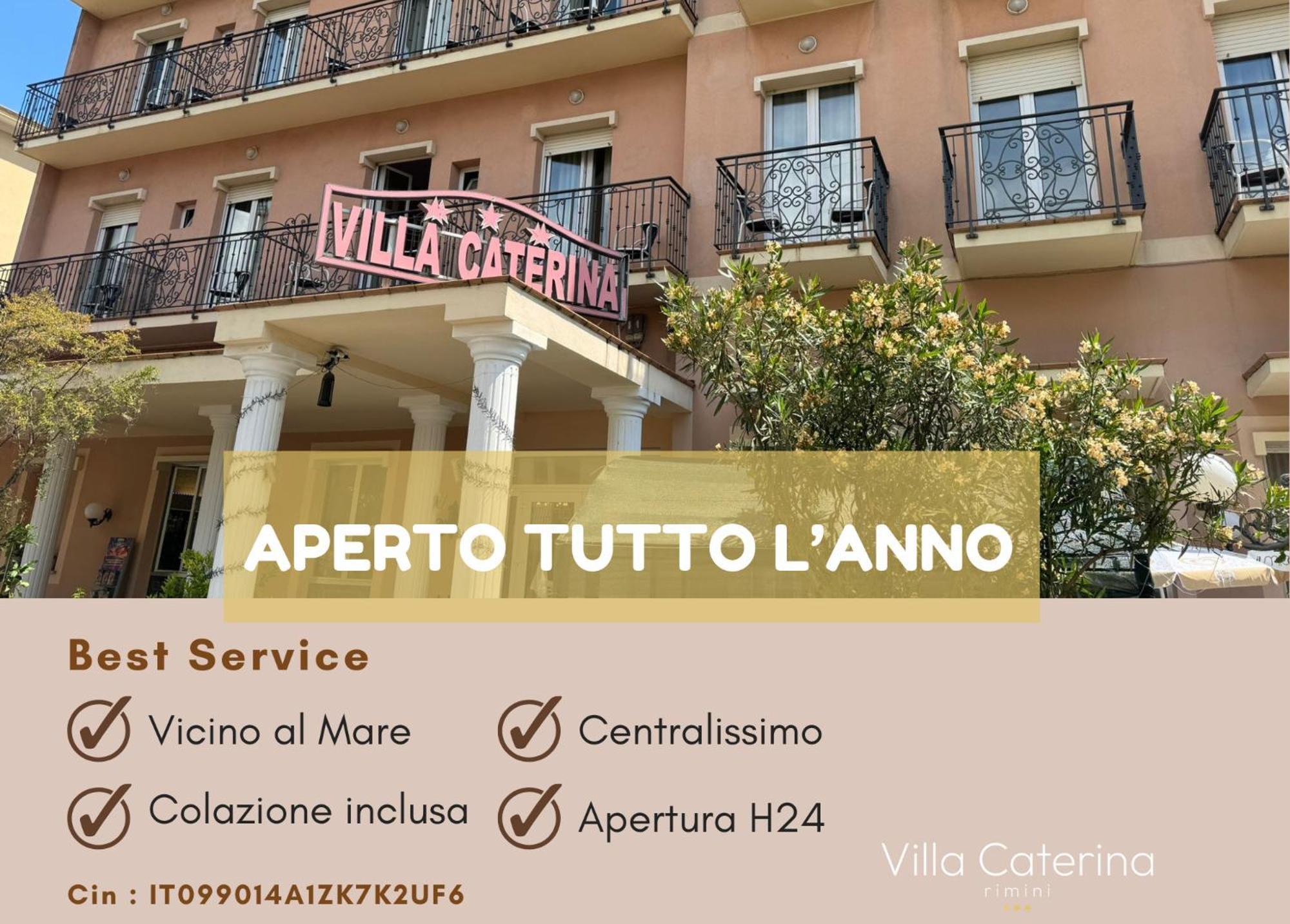 Hotel Villa Caterina Rimini Esterno foto